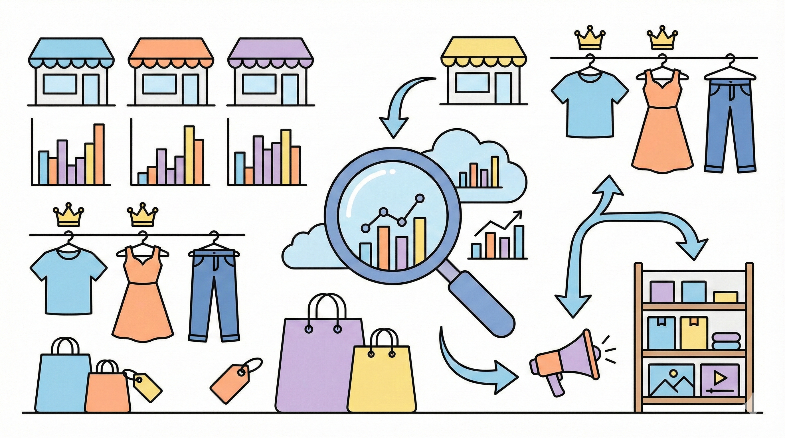 店舗別売れ筋分析とは｜小売・アパレル企業が売れ行きの偏差を正しくつかむ実務ステップと活用法